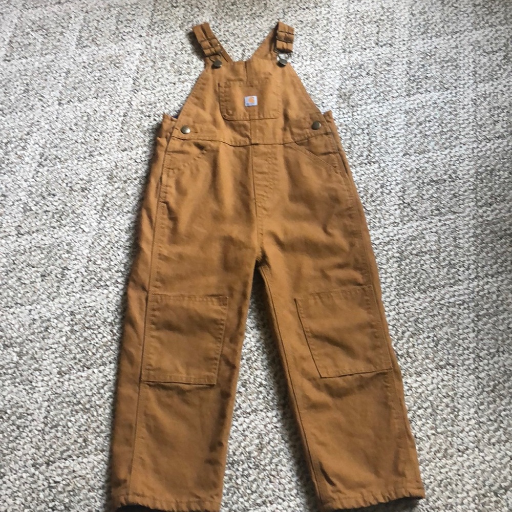 Carhartt Flannel lined overalls